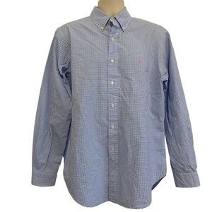 RALPH LAUREN Classic Fit Checkered Casual Button up Shirt